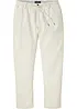 Regular fit linnen instapbroek, straight, bonprix