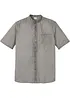 Overhemd in washed out look met korte mouwen, bonprix