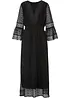Maxi jurk in gehaakte look, bonprix