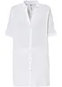Lange, oversized blouse van mousseline, bonprix
