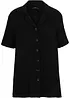 Lange mousseline overhemdblouse, bonprix