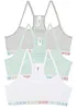 Meisjes bralette met zacht katoen (set van 3), bonprix