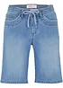 Slim fit jeans bermuda met mid waist, bonprix