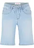 Slim fit jeans bermuda met mid waist, bonprix
