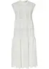 Midi jurk met kant, bonprix