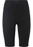 Comfortabele high waist biker short van geribde jersey, bonprix