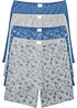 Lange dames boxer met biologisch katoen  (set van 4), bonprix