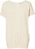 Shirt van effectgaren met gesmokte boord, bonprix