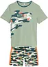 Jongens T-shirt en korte broek van katoen (2-dlg. set), bonprix