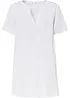 Lange tuniek van mousseline, korte mouw, bonprix