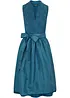 Dirndl met jacquard patroon en schort in midilengte (2-dlg. set), bonprix