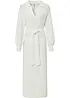 Gebreide maxi jurk met ceintuur (2-dlg. set), bonprix