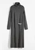 Gebreide jurk met een col, bonprix
