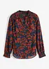 Chiffon blouse met smokwerk, bonprix