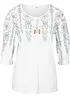 Shirt tuniek, 3/4 mouw, bonprix