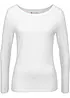 Longsleeve met ronde hals, bonprix