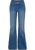 Bootcut jeans mid waist met biologisch katoen, bonprix