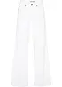 Wide leg stretch jeans mid waist, bonprix