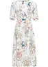Midi jurk van soepele viscose, bonprix