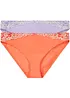 Slip met gerecycled polyamide (set van 2), bonprix