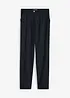 Cropped high waist broek in een linnen-viscosemix, bonprix