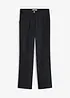 High waist broek van een linnen-viscosemix, bonprix