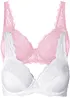 Beugel bh met sierlijk kant (set van 2), bonprix