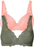 Beugel bh met sierlijk kant (set van 2), bonprix