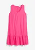 Korte viscose jurk in A-lijn, bonprix