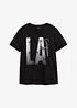 T-shirt van biologisch katoen, slim fit, bonprix