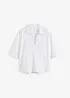 Blouse in een soepele linnen-viscosemix, bonprix