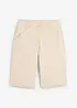Knielange, katoenen bermuda met utility details, bonprix