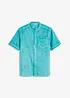 Overhemd in washed out look met korte mouwen, bonprix
