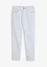 Stretch broek met broderie anglaise, bonprix