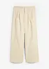 Wide leg jeans met high waist en comfortband, bonprix