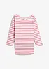 Shirt met 3/4 mouwen en boothals, bonprix