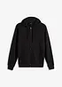 Sweater met capuchon en ritssluiting, bonprix