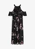 Maxi jurk van mesh, bonprix