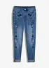 Slim fit jeans met mid waist, cropped, bonprix