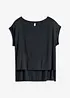Oversized shirt van vloeiende viscose, bonprix