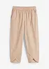 3/4 broek in een lichte linnenmix, bonprix