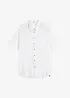 Overhemd van katoen in crinkle look met korte mouwen, bonprix