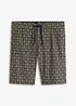 Chino bermuda met linnen, bonprix
