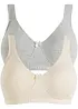 Minimizer T-shirt bh zonder beugels met biologisch katoen (set van 2), bonprix
