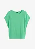 Geribd shirt met vleermuismouwen, bonprix