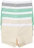 Dames boxer (set van 5) met biologisch katoen, bonprix