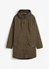 Korte katoenen parka met opstaande kraag, getailleerd, bonprix