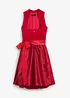 Dirndl met fluweel en schort van satijn (2-dlg. set), bonprix
