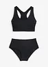 Bralette bikini met ring aan de achterkant (2-dlg. set), bonprix