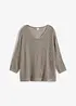 Ajour trui met glitter, bonprix